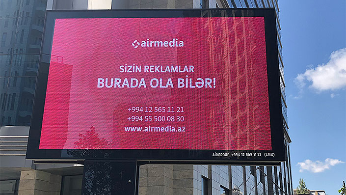 55pcs of Outdoor Advertising Screens in Baku
